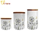 Flower Design Bone China Cup